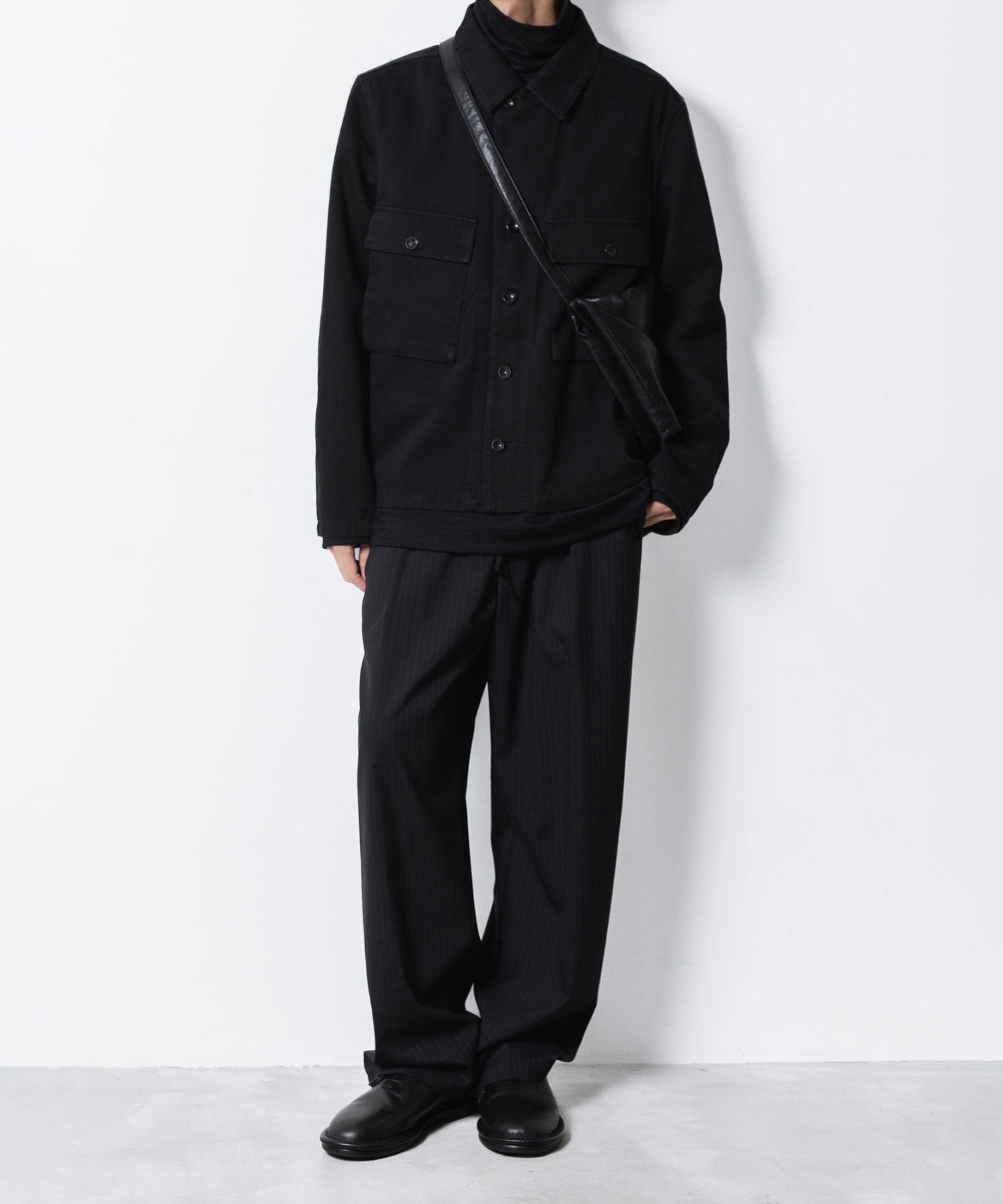 ATTACHMENT アタッチメントのCO NIDOM CLOTH M-43 JACKET - BLACKの公式通販サイトsession福岡セレクトショップ