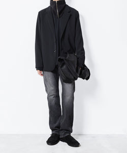 ATTACHMENT /アタッチメント】13OZ DENIM STRAIGHT JEANS - BLACK