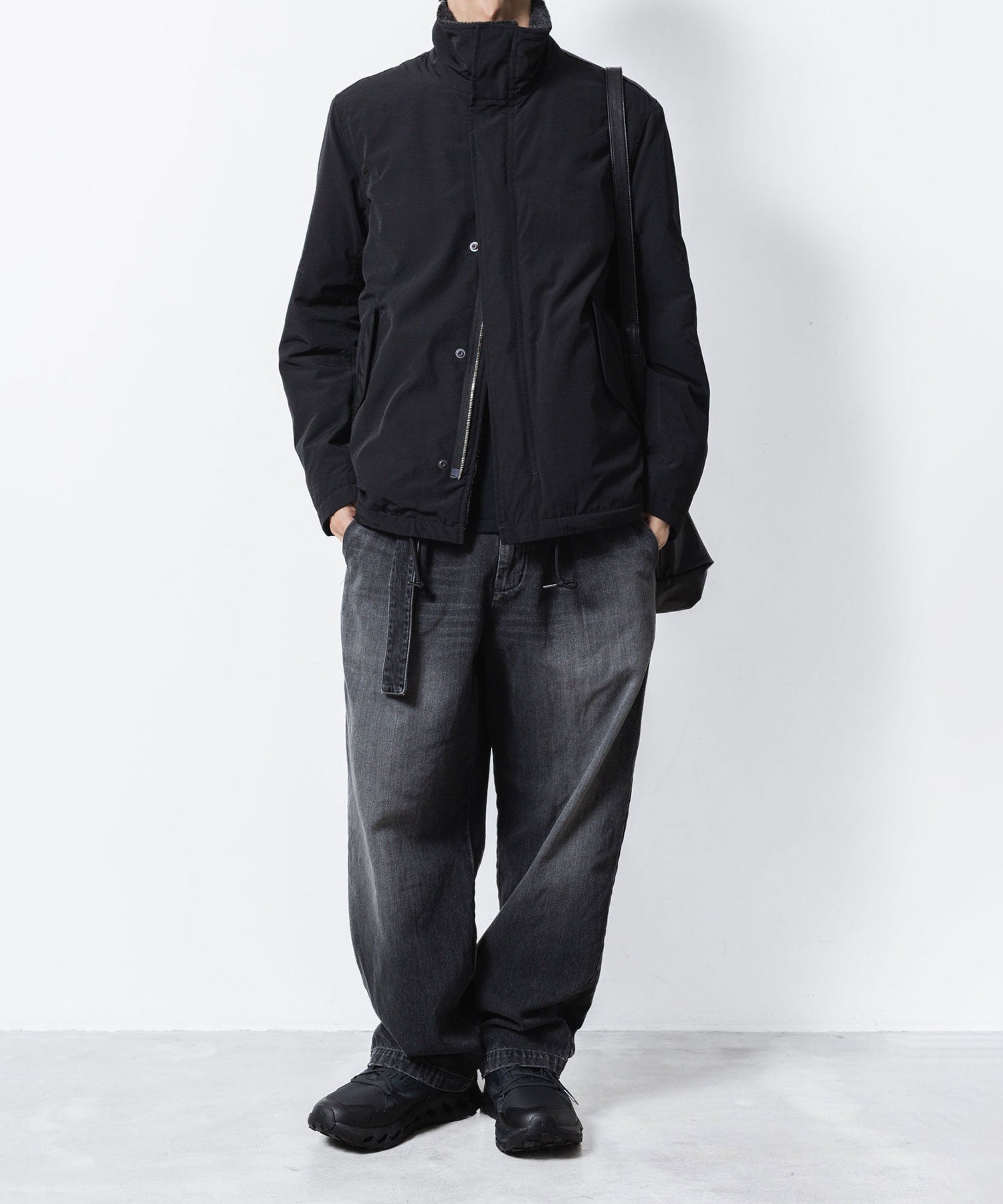 ATTACHMENT アタッチメントのCO/NY WEATHER CLOTH UTILITY JACKET - BLACKの公式通販サイトsession福岡セレクトショップ