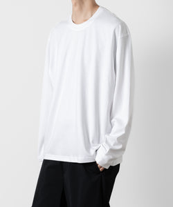 ATTACHMENT アタッチメントのCOTTON DOUBLE FACE OVERSIZED L/S TEE - WHITEの公式通販サイトsession福岡セレクトショップ