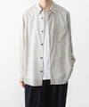 【 ATTACHMENT 】WO/PE STRIPE L/S SHIRT - S.GRAY