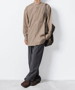 画像をギャラリービューアに読み込む, ATTACHMENT アタッチメントの140/2 GIZA BROAD BANDCOLLAR L/S SHIRT - CAMELの公式通販サイトsession福岡セレクトショップ
