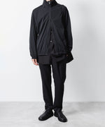 画像をギャラリービューアに読み込む, ATTACHMENT アタッチメントのT/W/SI STRETCH GABARDINE REGULAR FIT EASY TROUSERS - BLACKの公式通販サイトsession福岡セレクトショップ
