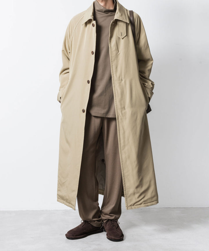 ATTACHMENT アタッチメントの1/60 WOOL SMOOTH SLIM FIT LOUNGE TROUSERS - CAMELの公式通販サイトsession福岡セレクトショップ