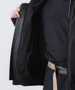 画像をギャラリービューアに読み込む, VEIN ヴェインのSYNTHETIC SUEDE LEATHER BOMBER JKT - BLACKの公式通販サイトsession福岡セレクトショップ
