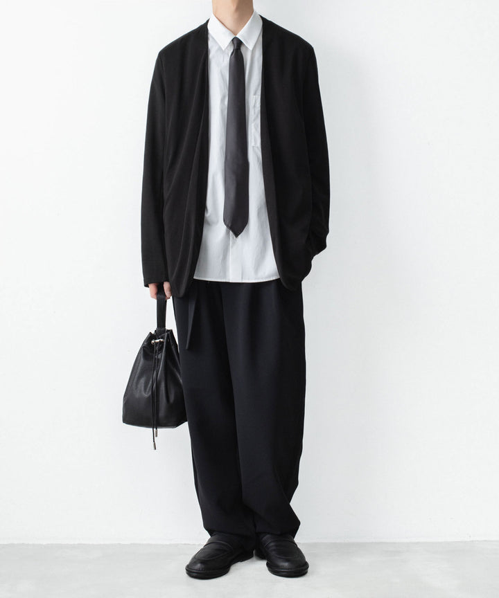ATTACHMENT アタッチメントのSILK SATIN TIE - BLACKの公式通販サイトsession福岡セレクトショップ