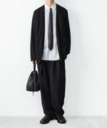 画像をギャラリービューアに読み込む, ATTACHMENT アタッチメントのSILK SATIN TIE - BLACKの公式通販サイトsession福岡セレクトショップ
