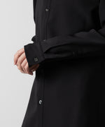 画像をギャラリービューアに読み込む, ATTACHMENT アタッチメントのPE STRETCH VIYELLA BAND COLLAR DRESS SHIRT - BLACK 公式通販サイトsession福岡セレクトショップ
