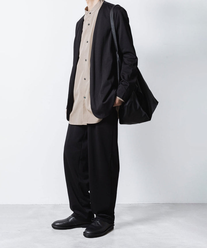 ATTACHMENT アタッチメントのCOTTON DOUBLE FACE LOUNGE TROUSERS - BLACKの公式通販サイトsession福岡セレクトショップ