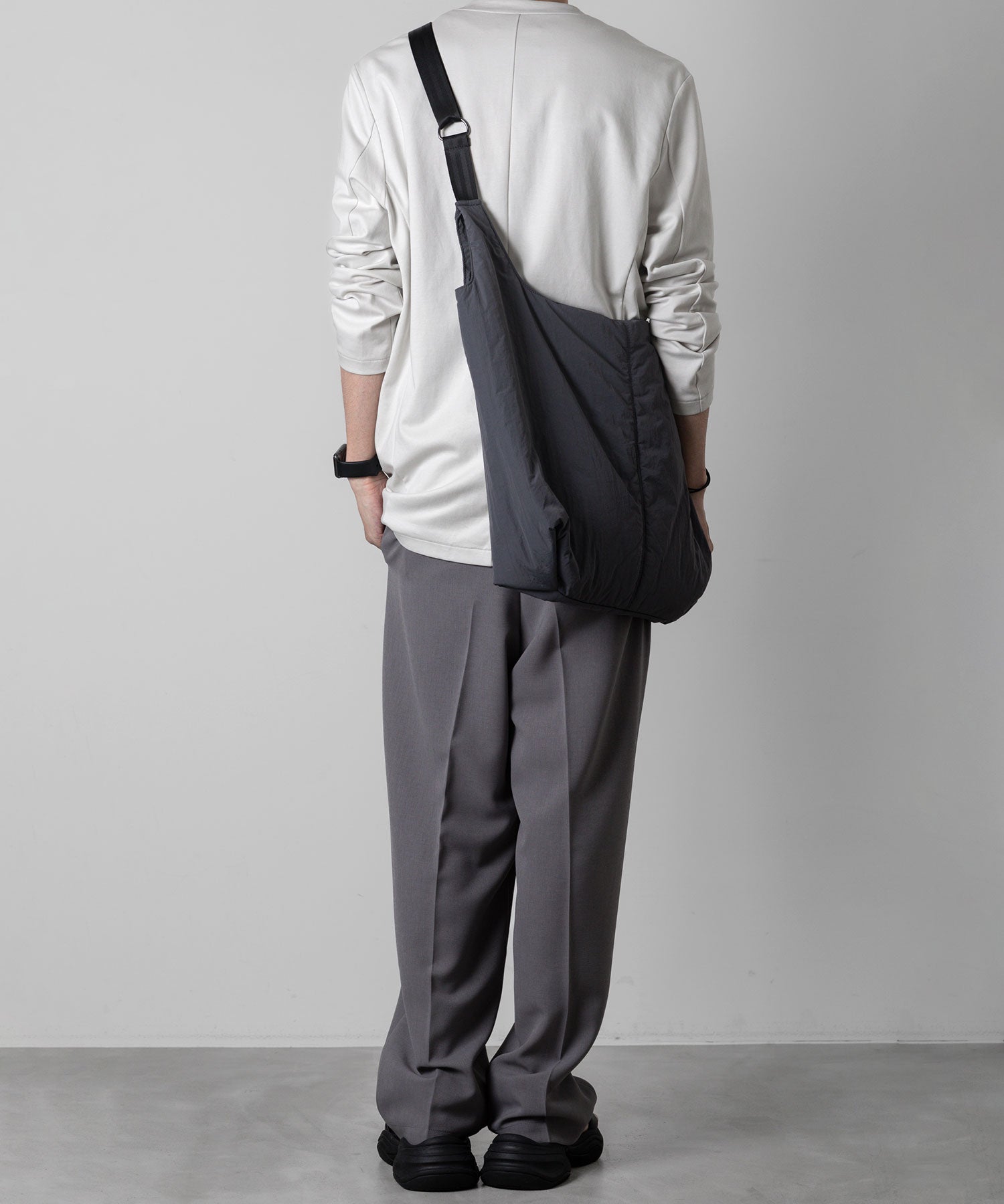 【ATTACHMENT】ATTACHMENT アタッチメントのCOTTON DOUBLE FACE COLLARLESS CARDIGAN - L.GRAY 公式通販サイトsession福岡セレクトショップ