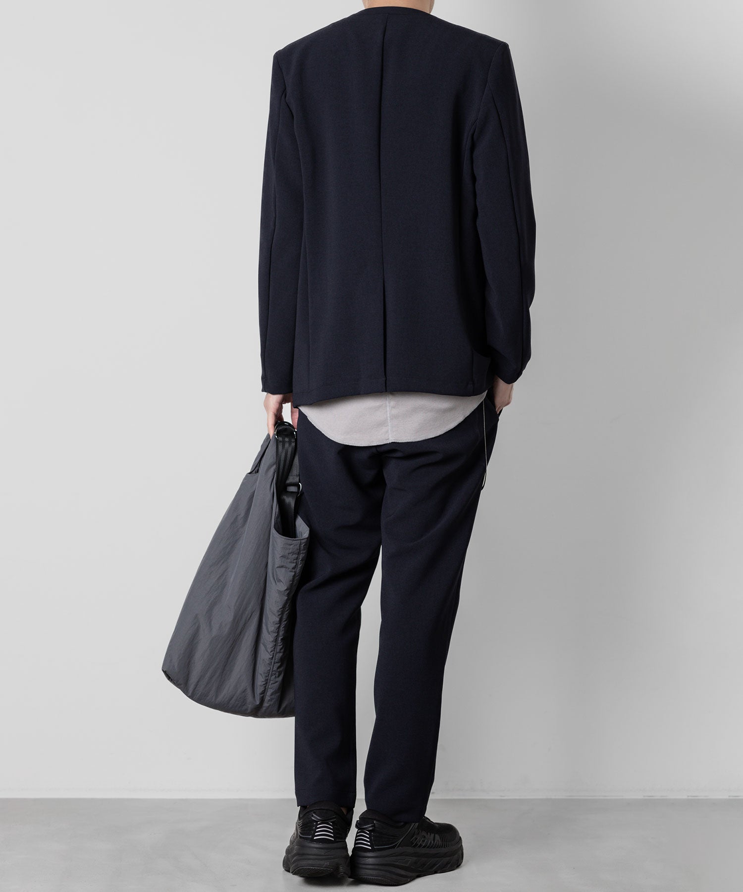 【ATTACHMENT】ATTACHMENT アタッチメントのPE STRETCH DOUBLE CLOTH REGULAR FIT EASY TROUSERS - NAVY 公式通販サイトsession福岡セレクトショップ