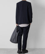 画像をギャラリービューアに読み込む, 【ATTACHMENT】ATTACHMENT アタッチメントのPE STRETCH DOUBLE CLOTH REGULAR FIT EASY TROUSERS - NAVY 公式通販サイトsession福岡セレクトショップ
