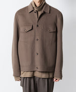 画像をギャラリービューアに読み込む, ATTACHMENT アタッチメントのWO/CA DOUBLE FACE BEAVER TRACKER JACKET - KHAKI GRAYの公式通販サイトsession福岡セレクトショップ
