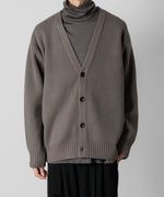 画像をギャラリービューアに読み込む, ATTACHMENT アタッチメントのBRITISH WO KNIT CARDIGAN - KHAKI GRAY 公式通販サイトsession福岡セレクトショップ
