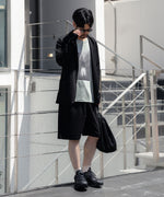 画像をギャラリービューアに読み込む, ATTACHMENT / EXCLUSIVE ITEMアタッチメントのCOTTON DOUBLE FACE STOLE CARDIGAN - BLACKの公式通販サイトsession福岡セレクトショップ

