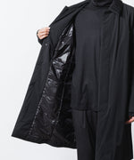 画像をギャラリービューアに読み込む, ATTACHMENT アタッチメントのNY 2LAYER STRETCH PADDING BALMACAAN COAT - BLACKの公式通販サイトsession福岡セレクトショップ
