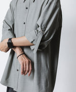 画像をギャラリービューアに読み込む, ATTACHMENT アタッチメントのPE/RY STRETCH TROPICAL STRAP SLEEVE L/S SHIRT - X.GREENの公式通販サイトsession福岡セレクトショップ
