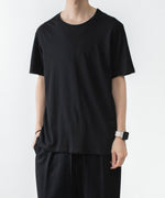 画像をギャラリービューアに読み込む, ATTACHMENT アタッチメントの100/3 HIGH TWIST JERSEY SLIM FIT S/S TEE - BLACKの公式通販サイトsession福岡セレクトショップ
