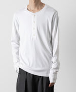 画像をギャラリービューアに読み込む, ATTACHMENT アタッチメントのSVIN CO RIB HENLEY NECK L/S TEE - WHITE 公式通販サイトsession福岡セレクトショップ
