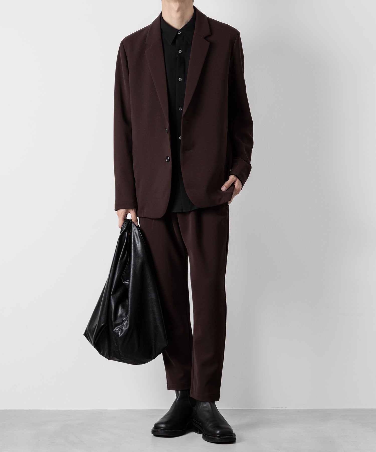 ATTACHMENT アタッチメントのPE STRETCH DOUBLE CLOTH 2B JACKET - BROWN 公式通販サイトsession福岡セレクトショップ