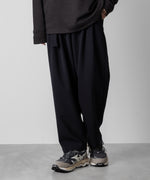 画像をギャラリービューアに読み込む, ATTACHMENT アタッチメントのPE STRETCH DOUBLE CLOTH BELTED TAPERED FIT TROUSERS - NAVY 公式通販サイトsession福岡セレクトショップ
