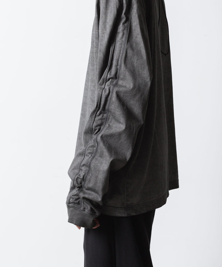 VEIN ヴェインの100/3 SUEDE JERSEY COLD DYED VESSEL L/S TEE - GRAYの公式通販サイトsession福岡セレクトショップ