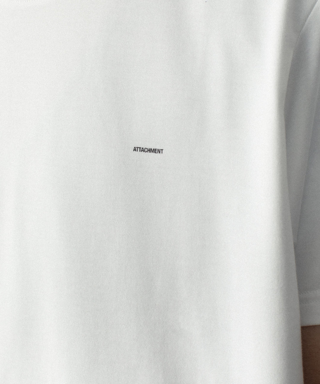 ATTACHMENT アタッチメントの100//3 JERSEY LOGO S/S TEE - WHITEの公式通販サイトsession福岡セレクトショップ
