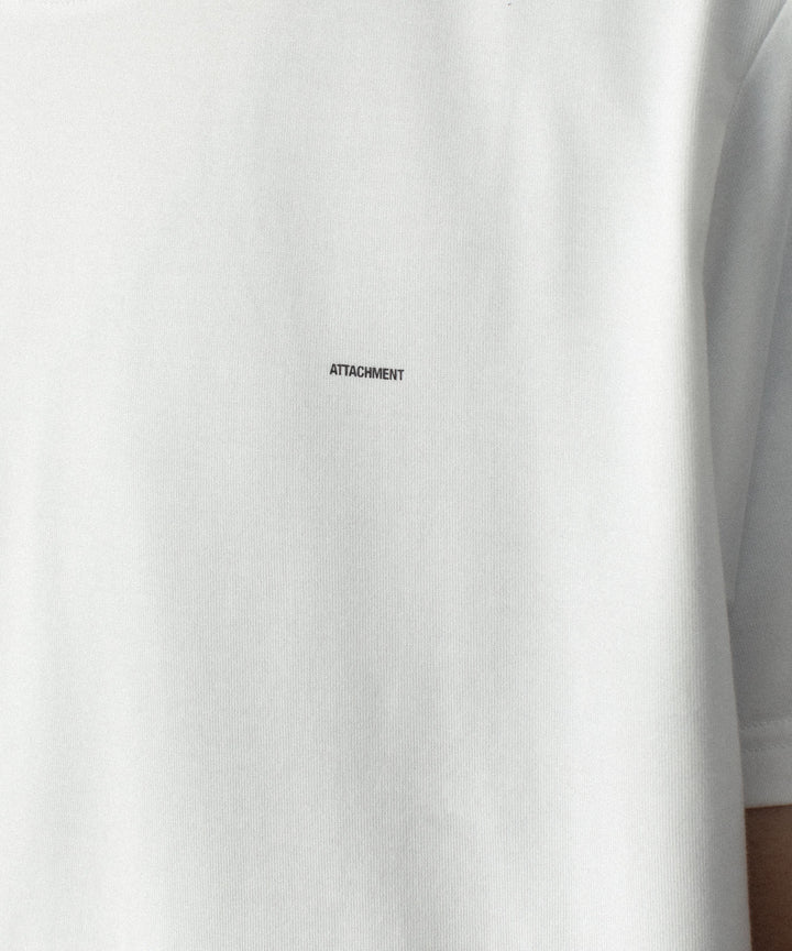 ATTACHMENT アタッチメントの100//3 JERSEY LOGO S/S TEE - WHITEの公式通販サイトsession福岡セレクトショップ