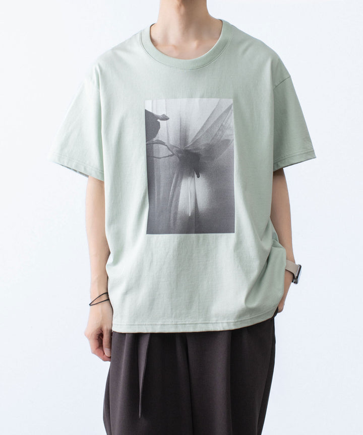 ATTACHMENT アタッチメントの30//2 SUVIN JERSEY PRINT TEE - L.GREENの公式通販サイトsession福岡セレクトショップ
