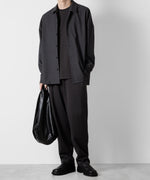 画像をギャラリービューアに読み込む, ATTACHMENT アタッチメントのCOTTON DOUBLE FACE LOUNGE TROUSERS - D.GRAY  公式通販サイトsession福岡セレクトショップ
