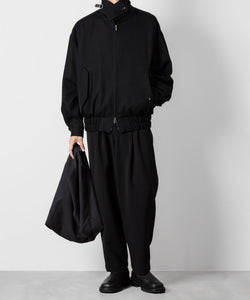 ATTACHMENT アタッチメントの2/48 WO KERSEY ZIP UP BOMBER JACKET - BLACK 公式通販サイトsession福岡セレクトショップ