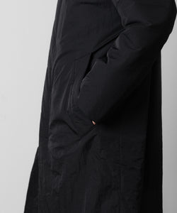 ATTACHMENT アタッチメントのNY TAFFETA PADDING BALLCOLLAR COAT - BLACK 公式通販サイトsession福岡セレクトショップ