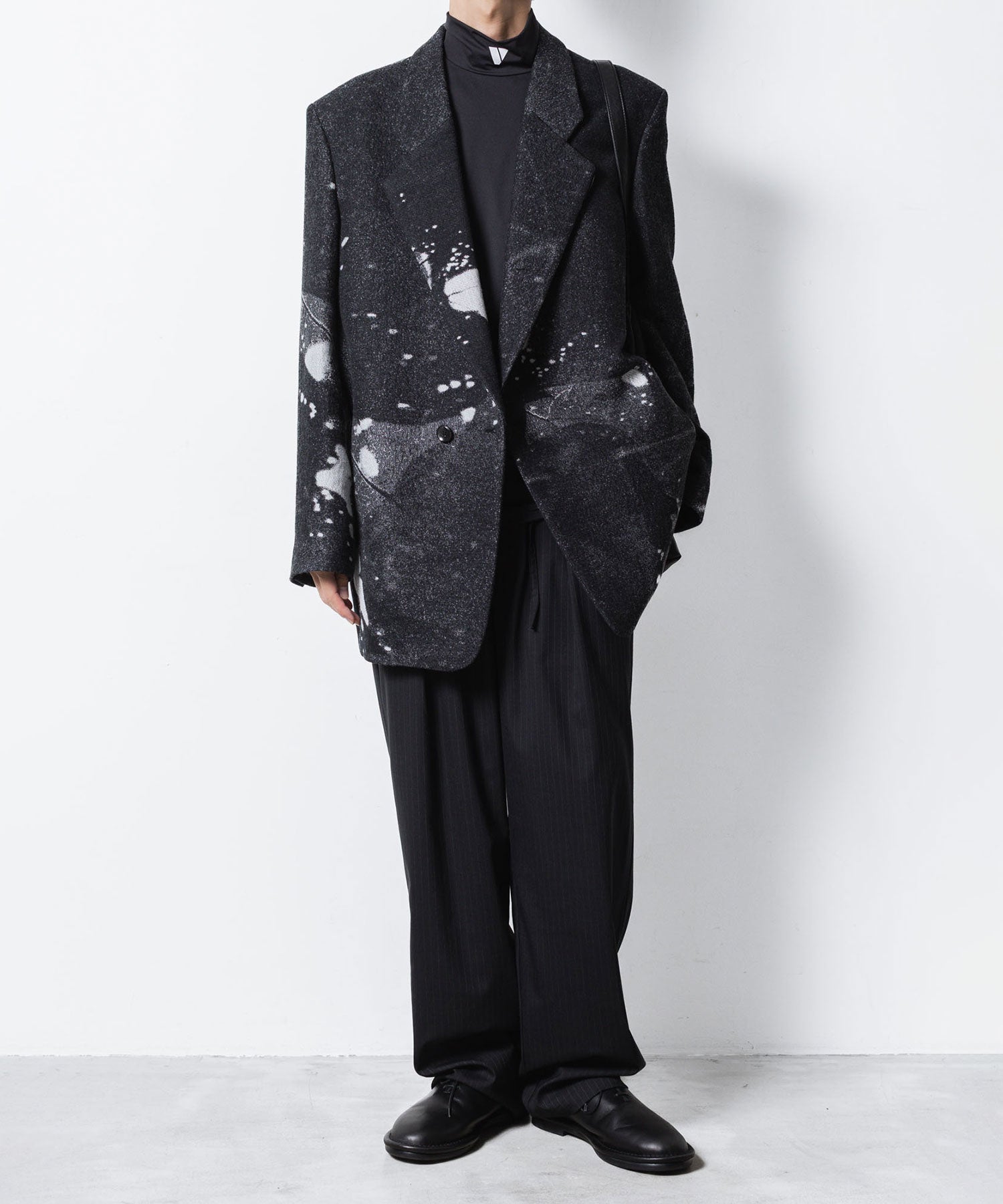 VEIN ヴェインのCO/WO PHOTO JACQUARD OVER JACKET - BLACKの公式通販サイトsession福岡セレクトショップ