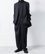 画像をギャラリービューアに読み込む, ATTACHMENT アタッチメントのT/W/SI STRETCH GABARDINE 1TUCK EASY TROUSERS - D.NAVYの公式通販サイトsession福岡セレクトショップ
