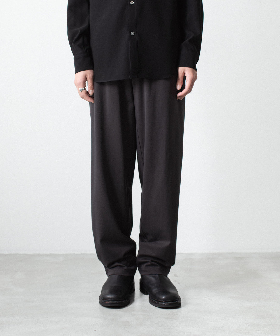 ATTACHMENT アタッチメントのCOTTON DOUBLE FACE LOUNGE TROUSERS - D.GRAYの公式通販サイトsession福岡セレクトショップ