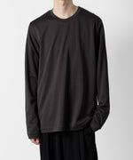 画像をギャラリービューアに読み込む, ATTACHMENT アタッチメントのCOTTON DOUBLE FACE SLIM FIT L/S TEE - D.GRAY  公式通販サイトsession福岡セレクトショップ
