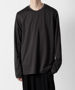 ATTACHMENT アタッチメントのCOTTON DOUBLE FACE SLIM FIT L/S TEE - D.GRAY  公式通販サイトsession福岡セレクトショップ