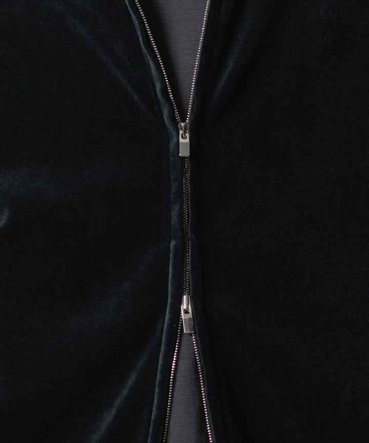 ATTACHMENT アタッチメントのCO/PE VELOR JERSEY TRACK JACKET - BLACKの公式通販サイトsession福岡セレクトショップ