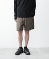 【 ATTACHMENT 】NY TAFFETA SHORTS - KHAKI GRAY