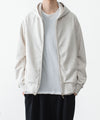 【 ATTACHMENT 】CO STRETCH TERRY ZIP UP HOODIE - X.GRAY