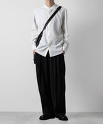 画像をギャラリービューアに読み込む, ATTACHMENT アタッチメントのPE STRETCH VIYELLA BAND COLLAR DRESS SHIRT - WHITE 公式通販サイトsession福岡セレクトショップ
