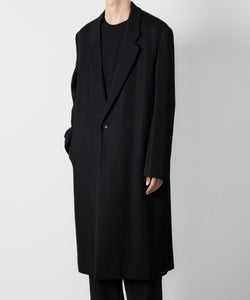 ATTACHMENT アタッチメントの2/48 WO KERSEY OVERSIZED CHESTER COAT - BLACK 公式通販サイトsession福岡セレクトショップ