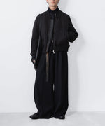 画像をギャラリービューアに読み込む, VEIN ヴェインのSYNTHETIC SUEDE LEATHER BOMBER JKT - BLACKの公式通販サイトsession福岡セレクトショップ
