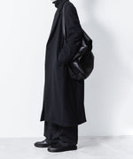 画像をギャラリービューアに読み込む, ATTACHMENT アタッチメントのWOOL SHAGGY PADDING CHESTER COAT - BLACKの公式通販サイトsession福岡セレクトショップ
