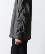 画像をギャラリービューアに読み込む, VEIN ヴェインの100/3 SUEDE JERSEY COLD DYED VESSEL L/S TEE - GRAYの公式通販サイトsession福岡セレクトショップ
