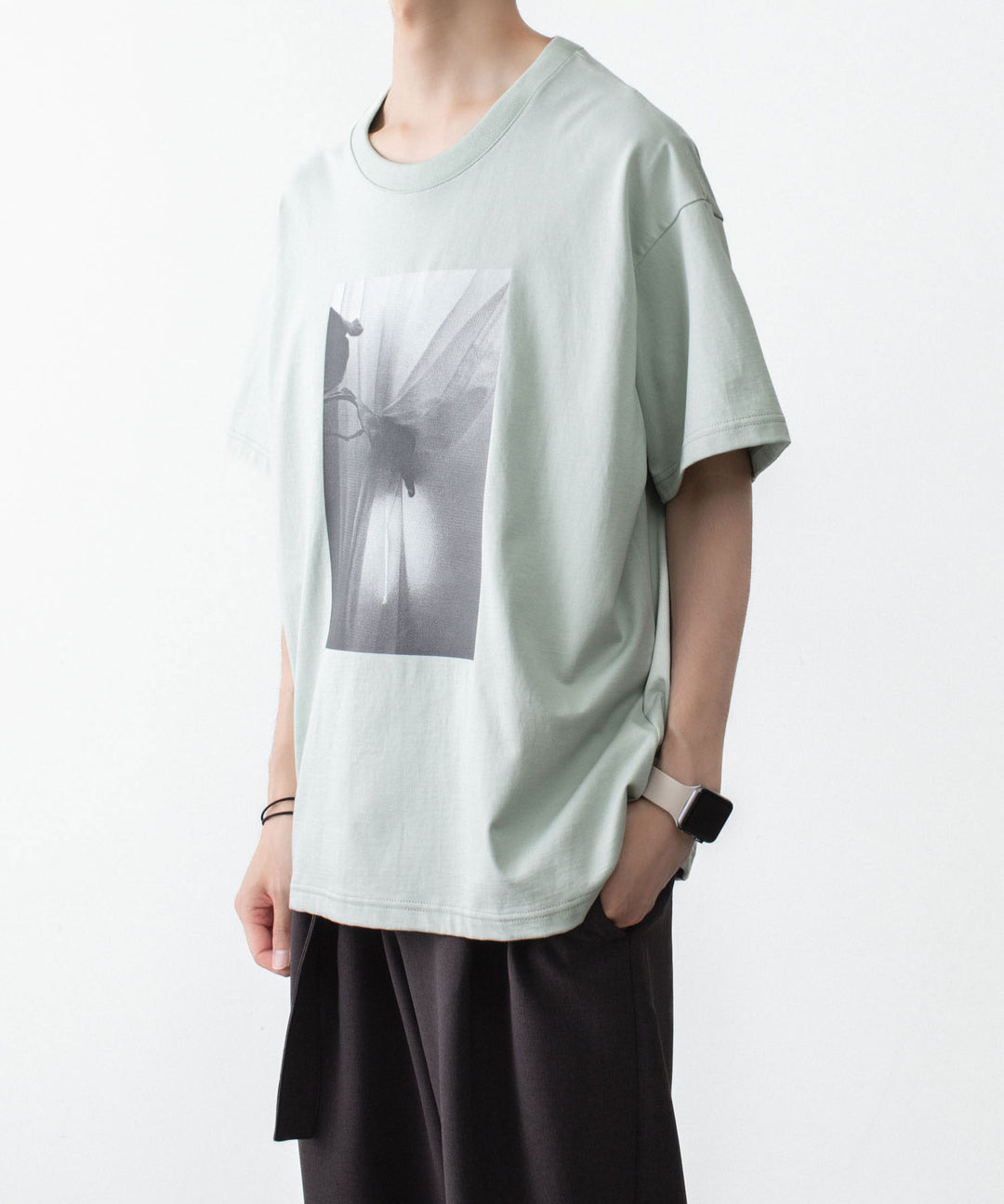 ATTACHMENT アタッチメントの30//2 SUVIN JERSEY PRINT TEE - L.GREENの公式通販サイトsession福岡セレクトショップ