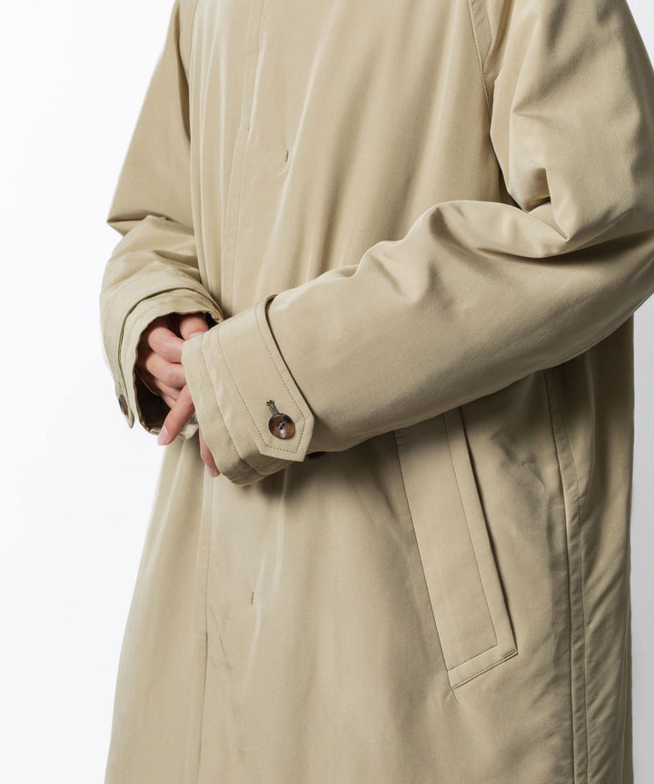 VEIN ヴェインのFIBRIL POPLIN PADDING BALMACAAN COAT - L.BEIGEの公式通販サイトsession福岡セレクトショップ