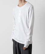 画像をギャラリービューアに読み込む, ATTACHMENT アタッチメントのSVIN CO RIB HENLEY NECK L/S TEE - WHITE 公式通販サイトsession福岡セレクトショップ
