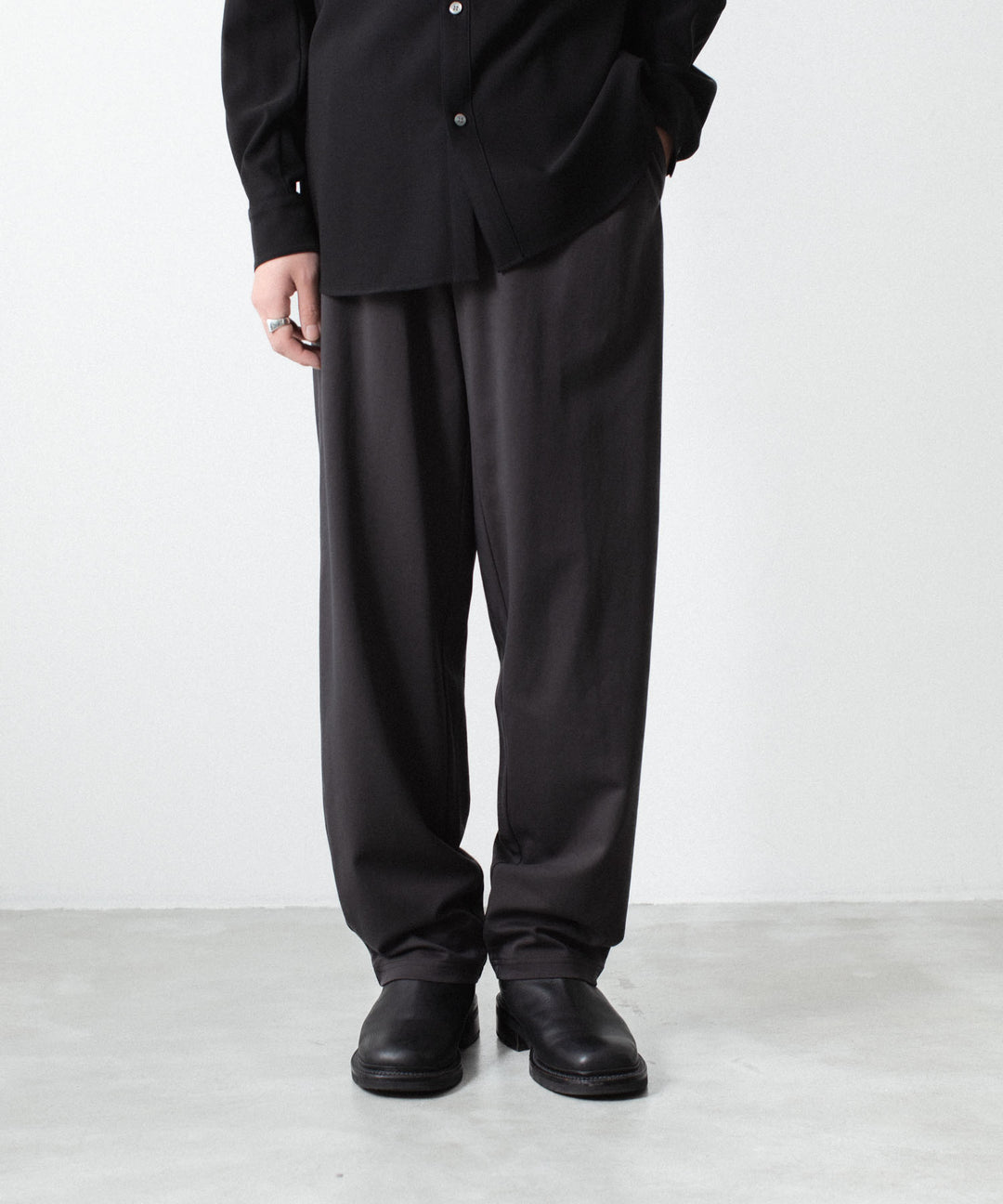 ATTACHMENT アタッチメントのCOTTON DOUBLE FACE LOUNGE TROUSERS - D.GRAYの公式通販サイトsession福岡セレクトショップ