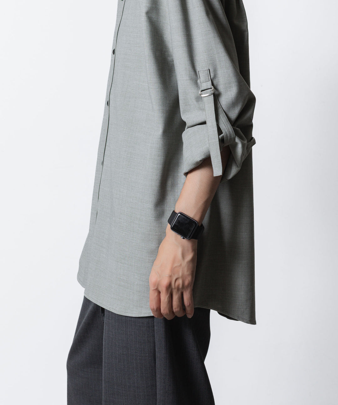 ATTACHMENT アタッチメントのPE/RY STRETCH TROPICAL STRAP SLEEVE L/S SHIRT - X.GREENの公式通販サイトsession福岡セレクトショップ
